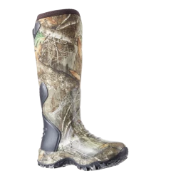 Huntshield Women's WaterProof Comfortable NeoPrene Rubber Boots, Realtree Edge Camo -HUNTSHIELD store 1871599 0015