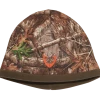 Huntshield Heavyweight Stretch Fleece Beanie Hat For Hunting/Hiking, Realtree Edge Camo
