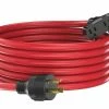 Energizer 30A 25-ft Triple-Outlet Extension Cord, Red