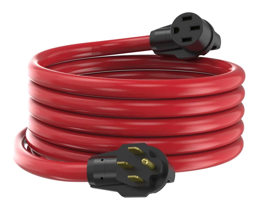 Energizer 50A 25-ft Single-Outlet Extension Cord, Red 1 Energizer 50A 25-ft Single-Outlet Extension Cord, Red
