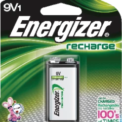 Energizer NH22NBP 1-pk 9V / 9 Volt 175 MAh NiMH Rechargeable Battery, Pre-Charged, All Purpose