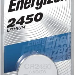 Energizer 1-pk CR2450 3V / 3 Volt Lithium Coin Cell Battery, Long Lasting, All Purpose