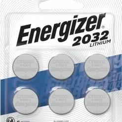 Energizer 6-pk CR2032 3V / 3 Volt Lithium Coin Cell Batteries, Long Lasting
