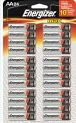 Energizer Max Alkaline AA Batteries With Power Seal, 24-pk
