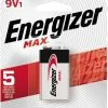 Energizer Max 1-pk 9V / 9 Volt Alkaline Battery, Long Lasting, All Purpose