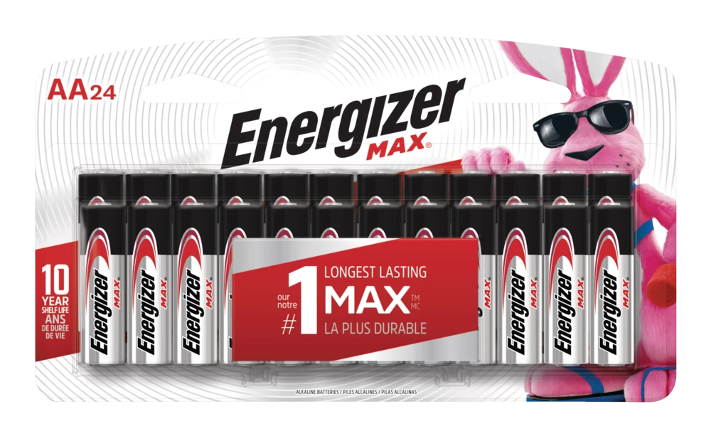 Energizer Max Alkaline AA Batteries, 24-pk 1 Energizer Max Alkaline AA Batteries, 24-pk