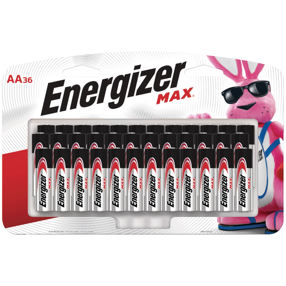Energizer Max Alkaline AA Batteries, 36-pk 1 Energizer Max Alkaline AA Batteries, 36-pk