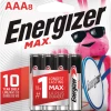 Energizer Max 8-pk AAA Alkaline Batteries, Long Lasting, All Purpose
