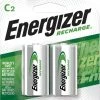 Energizer NH35BP-2 2-pk C NiMH Rechargeable Batteries, Pre-Charged, Long Lasting
