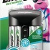 Energizer Recharge Pro CHPROWB4 AA /AAA Battery Chargerwith 4 AA NiMH Batteries