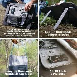 Energizer 120-Watt Foldable Portable Solar Panel -HUNTSHIELD store energizer trek 120w high efficiency portable solar panel 24193f3b edf4 4497 a52e 22e2441d51a0