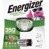 Energizer Vision HD+ 350 Lumens Adjustable And Waterproof LED Headlight/Headlamp, Batteries Included