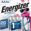Energizer Ultimate Lithium 8-pk AAA Batteries, Long Lasting, All Purpose