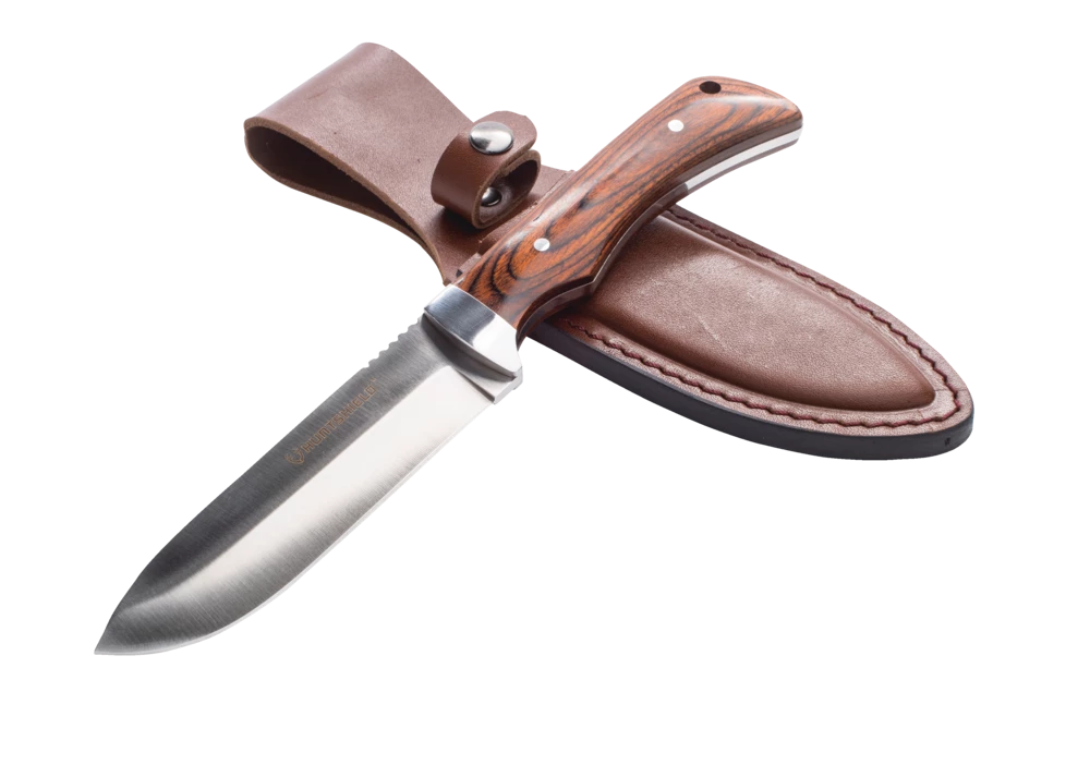 Huntshield Canadian All PurPose Hunter Knife W/ Leather Sheath 1 Huntshield Canadian All PurPose Hunter Knife W/ Leather Sheath