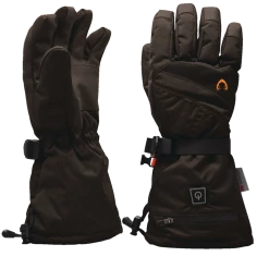 Huntshield Men's Heated WaterProof Winter Gloves For Hunting,Touchscreen ComPatible,Black