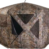 Huntshield Mega Ground Portable Hunting Camo Blind, Realtree Camo