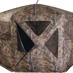 Huntshield Mega Ground Portable Hunting Camo Blind, Realtree Camo