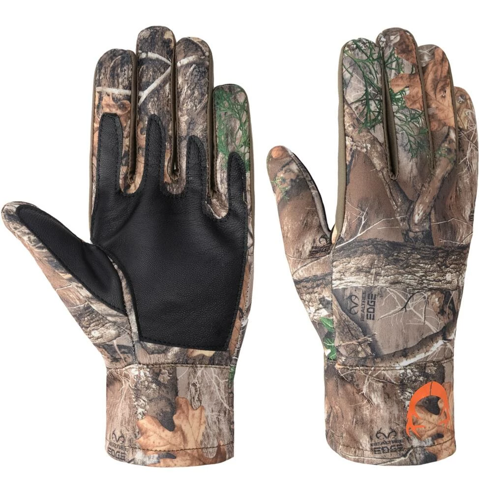 Huntshield Men's Marlin Midweight Hunting Gloves With Warm Fleece Lining, Non-SliP GriP, Camo 4 Huntshield Men's Marlin Midweight Hunting Gloves With Warm Fleece Lining, Non-SliP GriP, Camo - Image 4
