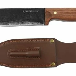 Huntshield Northern Hertigate Forged AP Knife W/ Vintage-Style Leather Sheath