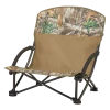 Huntshield Realtree Camo Portable Folding Low-Profile Camping/Hunting Chair W/ Carry Bag