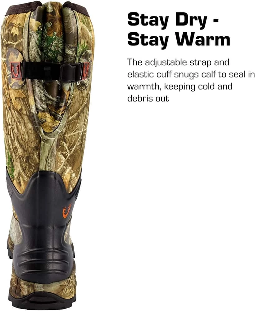 Huntshield Men's Rubber Neoprene Hunting Boots, 17-in 2 Huntshield Men's Rubber Neoprene Hunting Boots, 17-in - Image 2