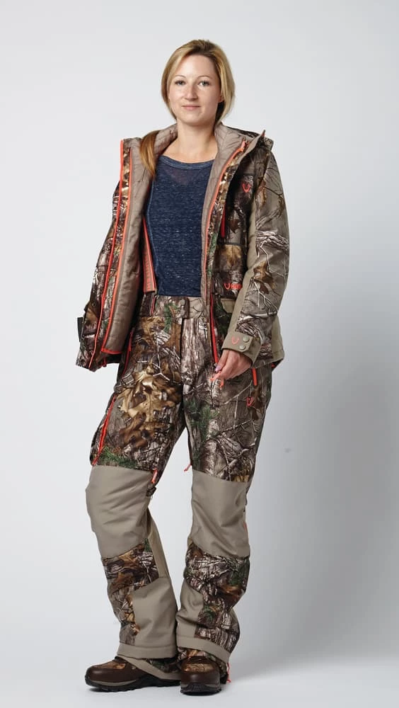 Huntshield Women's 4-in-1 Insulated WaterProof Hunting Jacket/Parka, Realtree Edge Camo 6 Huntshield Women's 4-in-1 Insulated WaterProof Hunting Jacket/Parka, Realtree Edge Camo - Image 6