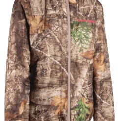 Huntshield Women's 4-in-1 Insulated WaterProof Hunting Jacket/Parka, Realtree Edge Camo