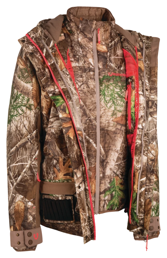 Huntshield Women's 4-in-1 Insulated WaterProof Hunting Jacket/Parka, Realtree Edge Camo 2 Huntshield Women's 4-in-1 Insulated WaterProof Hunting Jacket/Parka, Realtree Edge Camo - Image 2