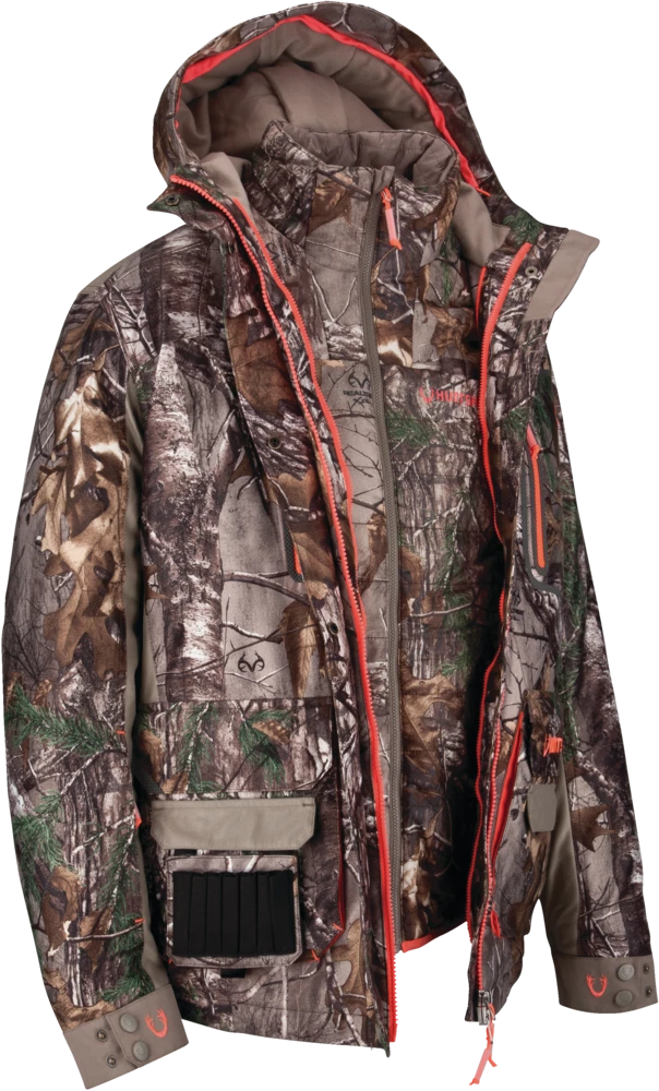 Huntshield Women's 4-in-1 Insulated WaterProof Hunting Jacket/Parka, Realtree Edge Camo 5 Huntshield Women's 4-in-1 Insulated WaterProof Hunting Jacket/Parka, Realtree Edge Camo - Image 5