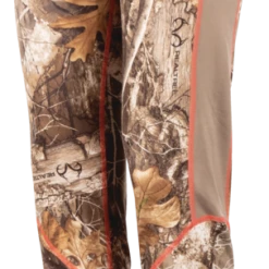Huntshield Women's Base Layer Moisture-Wicking Pants For Hunting, Realtree Edge Camo