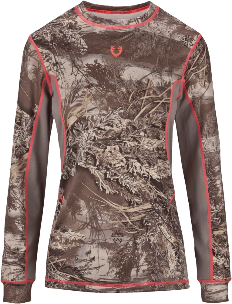 Huntshield Women's Base Layer Realtree Edge Top 3 Huntshield Women's Base Layer Realtree Edge Top - Image 3