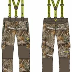 Huntshield Youth WaterProof Hunting Pants With Removable SusPenders, Camo -HUNTSHIELD store huntshield youth insulated pant s realtree edge c37bd1ae 7d5e 4d56 9350 56d168d0b65d