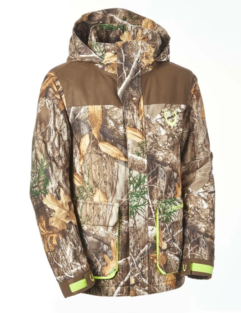 Huntshield Youth WaterProof Winter Hunting Parka/Jacket With Hood, Camo 2 Huntshield Youth WaterProof Winter Hunting Parka/Jacket With Hood, Camo - Image 2