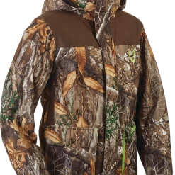 Huntshield Youth WaterProof Winter Hunting Parka/Jacket With Hood, Camo